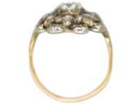 Georgian Rose Diamond Cluster Ring