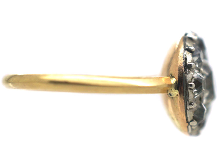 Georgian Diamond Cluster Ring