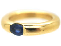 18ct Gold & Sapphire Ring by Cartier