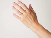 Edwardian 18ct Gold, Sapphire & Diamond Twist Ring