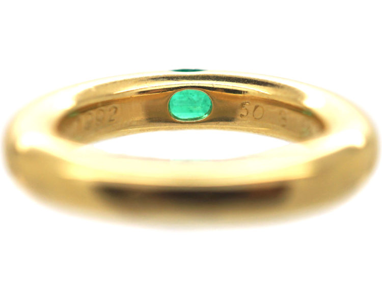 18ct Gold & Emerald Ring by Cartier