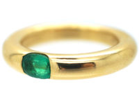 18ct Gold & Emerald Ring by Cartier