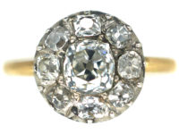 Georgian Diamond Cluster Ring
