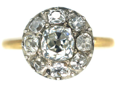 Georgian Diamond Cluster Ring Georgian Diamond Cluster Ring