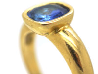 18ct Gold & Ceylon Sapphire Ring