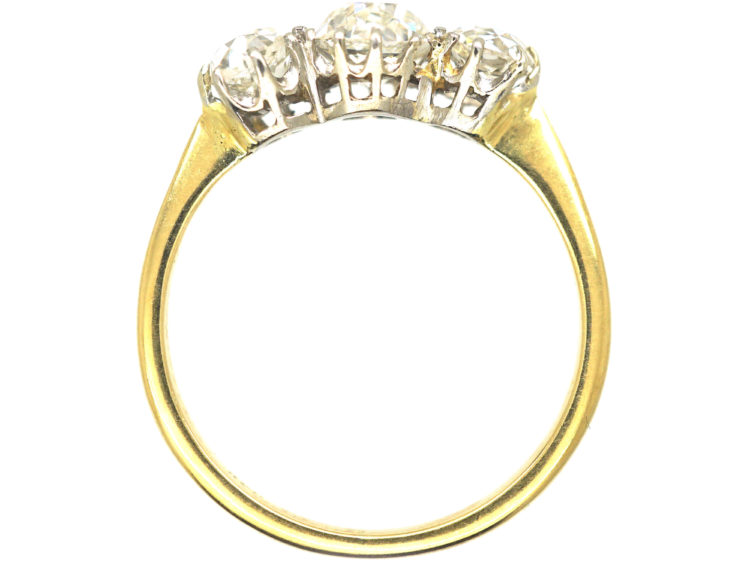18ct Gold Three Stone Diamond Ring