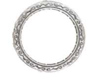 Art Deco 18ct White Gold & Diamond Eternity Ring