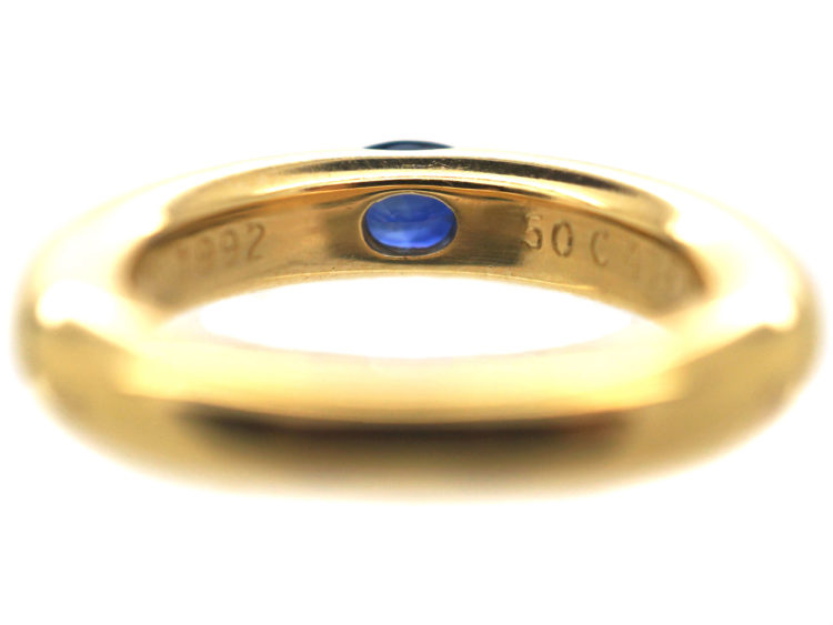 18ct Gold & Sapphire Ring by Cartier