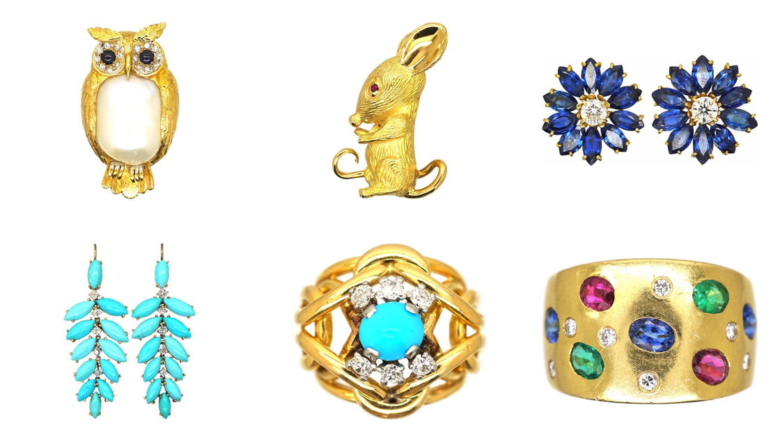 1960s and 1970s gold jewellery from our collection