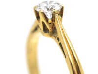 18ct Gold Diamond Solitaire Ring