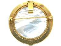19th Century 14ct Gold Large Reverse Intaglio Crystal of a Cocker Spaniel Pendant & Brooch