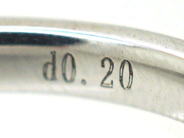18ct White Gold Diamond Set Half Eternity Ring