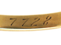 Edwardian 18ct Gold, Sapphire & Diamond Twist Ring