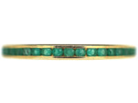 18ct Gold & Emerald Eternity Ring