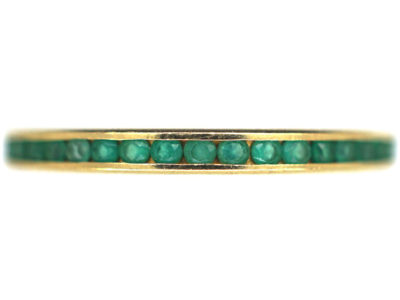 18ct Gold & Emerald Eternity Ring