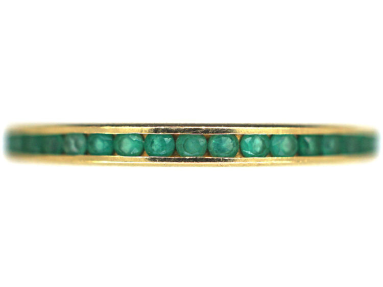 18ct Gold & Emerald Eternity Ring
