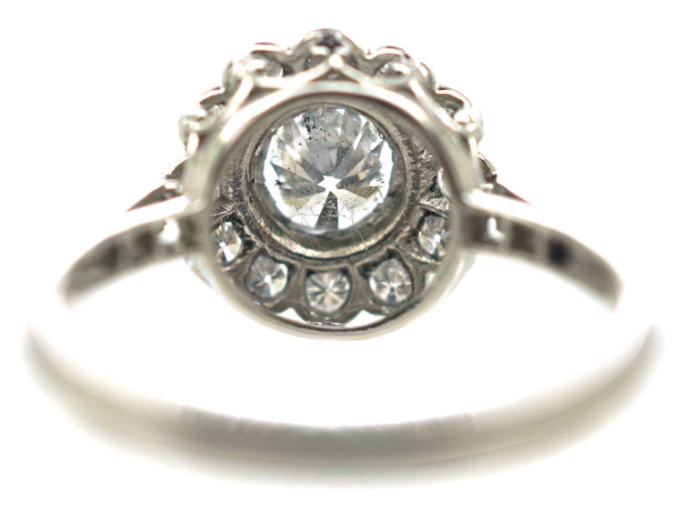 Platinum & Diamond Daisy Cluster Ring