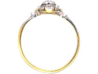 Art Deco 14ct Gold & Diamond Ring