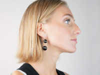 Victorian 15ct Gold & Banded Sardonyx Earrings