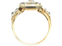 Georgian 18ct Gold Diamond Cluster Ring
