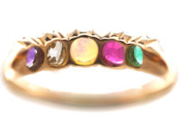 Edwardian 15ct Gold Ring That Spells Adore