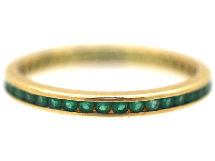 18ct Gold & Emerald Eternity Ring