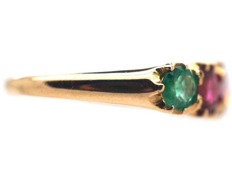 Edwardian 15ct Gold Ring That Spells Adore