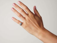 Art Deco 14ct White Gold & Diamond Ring
