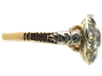 Georgian 18ct Gold Diamond Cluster Ring