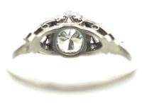 Art Deco Platinum Diamond Solitaire Ring