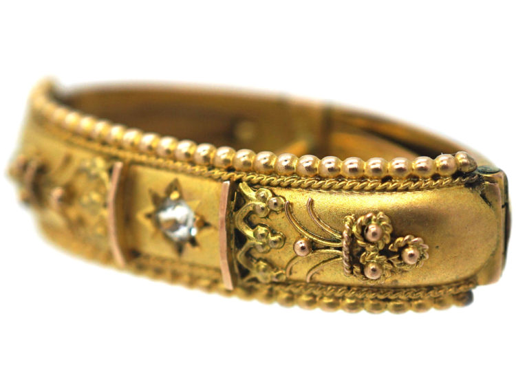 Edwardian 9ct Gold Scarf Clip