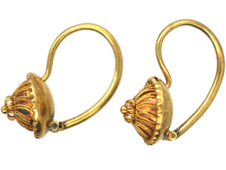 Georgian 18ct Gold Earrings