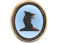 Victorian 18ct Gold Seal with Cockerel Intaglio