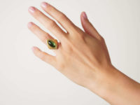 18ct Gold & Green Tourmaline Ring by Tiffany & Co