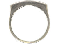 Art Deco 18ct White Gold, Diamond Half Hoop Eternity Ring