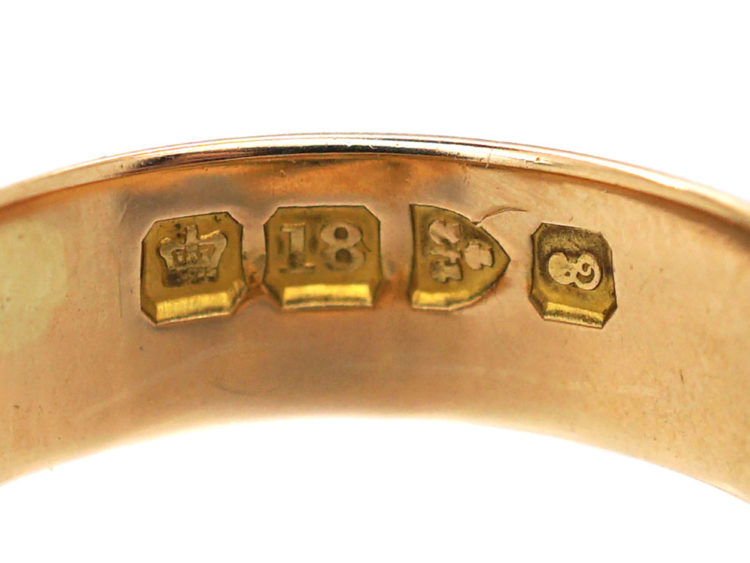 Edwardian 18ct Gold Large Lover's Knot Ring