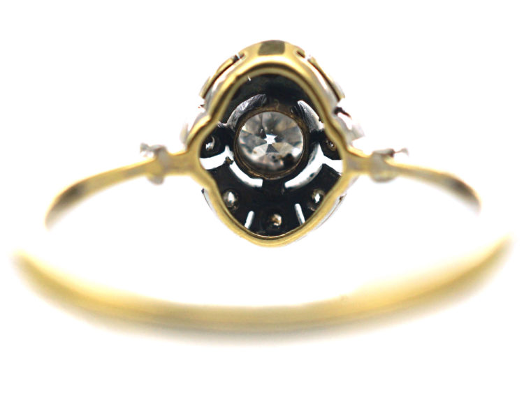 Art Deco 14ct Gold & Diamond Ring