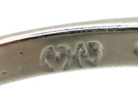 Art Deco 14ct White Gold & Diamond Ring