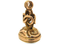 Victorian 18ct Gold Seal with Cockerel Intaglio