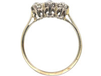 Art Deco 18ct White Gold Three Stone Diamond Ring