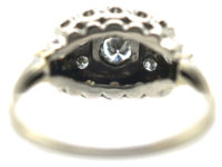 Art Deco 14ct White Gold & Diamond Ring