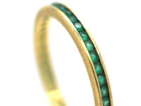 18ct Gold & Emerald Eternity Ring