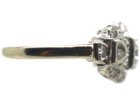 Art Deco 14ct White Gold & Diamond Ring