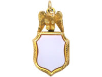 Victorian 18ct Gold Locket set with a Bloodstone & a Carnelian with an Eagle
