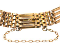 Edwardian 15ct Gold Gate Bracelet