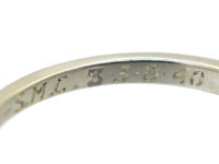 Art Deco 18ct Gold & Platinum, Diamond Solitaire Ring