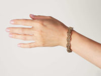 Edwardian 9ct Gold Gate Bracelet