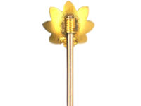 Victorian 15ct Gold Flower Tie Pin