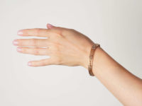 Edwardian 9ct Gold Gate Bracelet with Barley Twist Detail