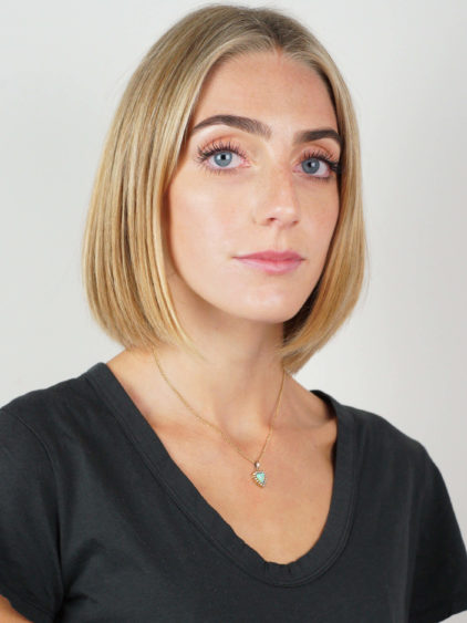 Edwardian 15ct Gold, Opal & Natural Split Pearl Heart Pendant